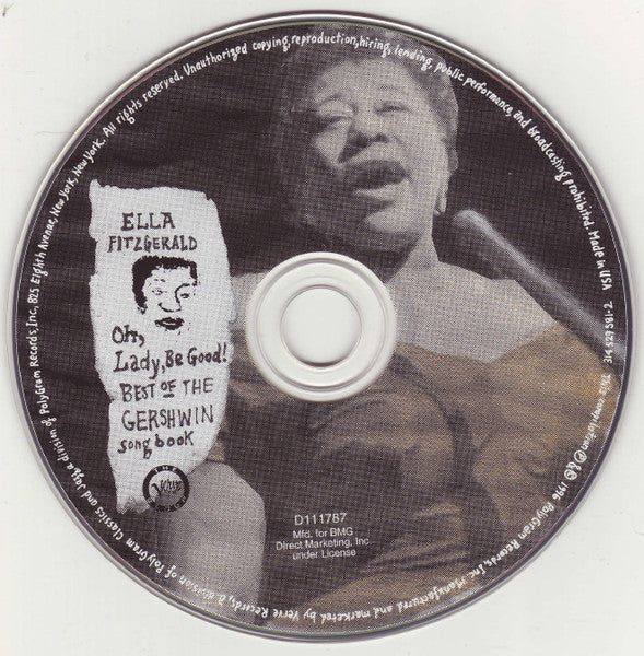 Ella Fitzgerald : Oh, Lady, Be Good! Best Of The Gershwin Songbook (CD, Comp, Club)