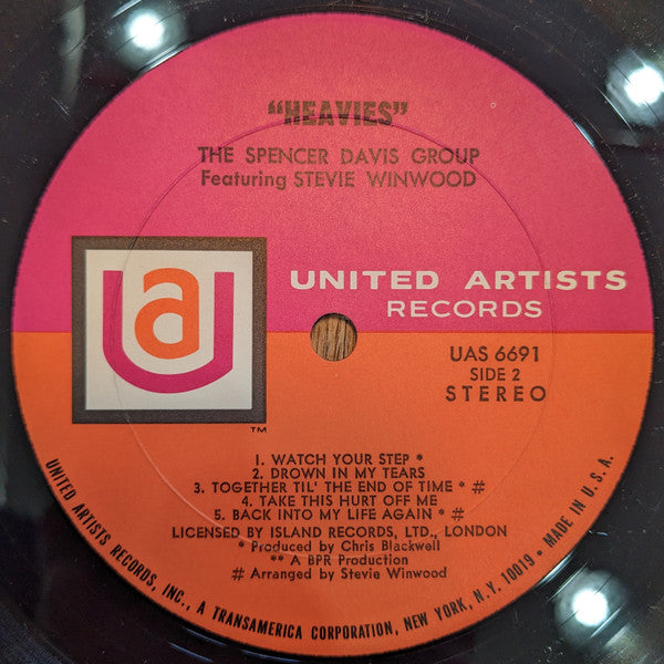 The Spencer Davis Group Featuring Steve Winwood : Heavies (LP, Album)