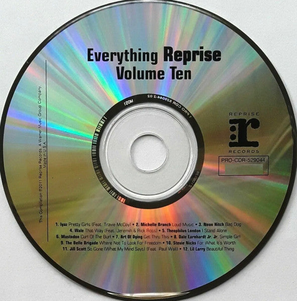 Various : Everything Reprise (Volume Ten) (CD, Comp, Promo)