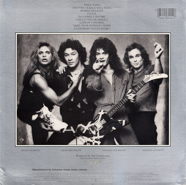Van Halen : Women And Children First (LP, Album, Club)