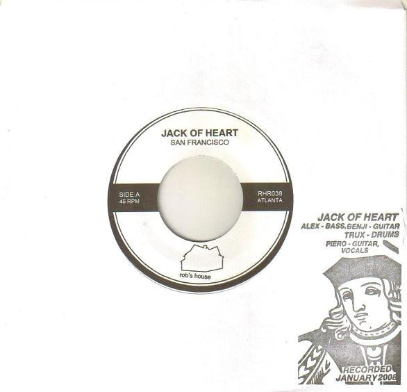 Jack Of Heart : San Francisco / Ponytail # (7", Ltd)