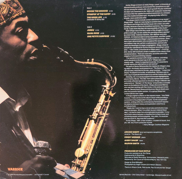 Archie Shepp : The Good Life (LP, Album)