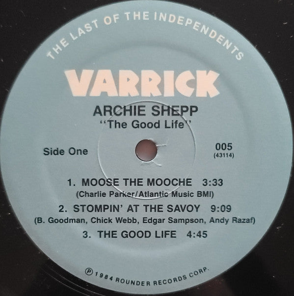 Archie Shepp : The Good Life (LP, Album)