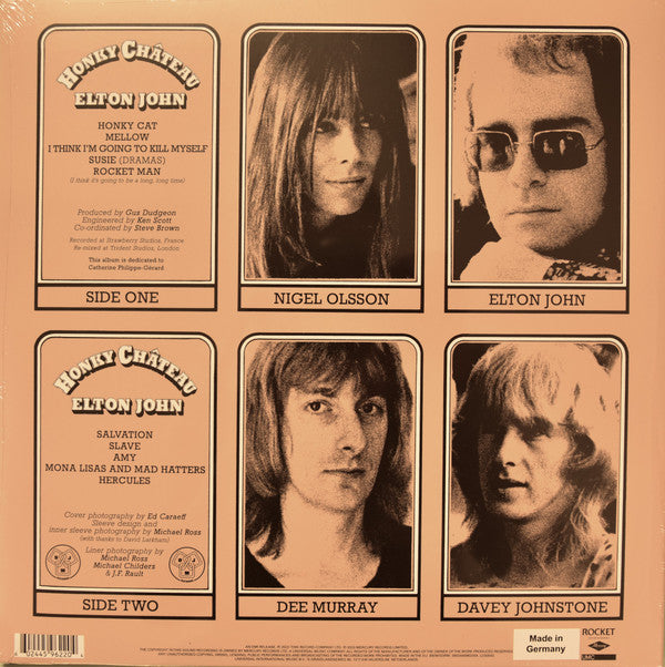 Elton John : Honky Château (LP, Album, Ltd, RE,  Go)