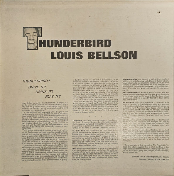 Louis Bellson : Thunderbird (LP, Album, RE)