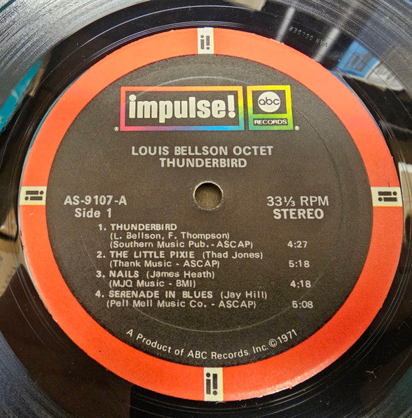 Louis Bellson : Thunderbird (LP, Album, RE)