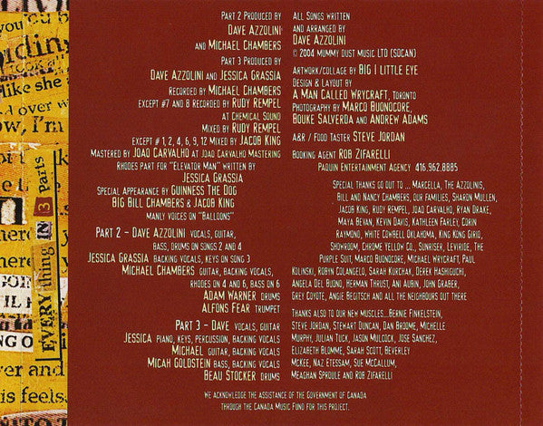 The Golden Dogs : Every Thing In 3 Parts (CD, Album)