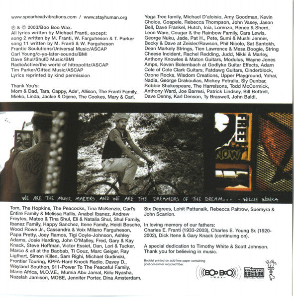 Michael Franti And Spearhead : Everyone Deserves Music (CD, Album, Enh)