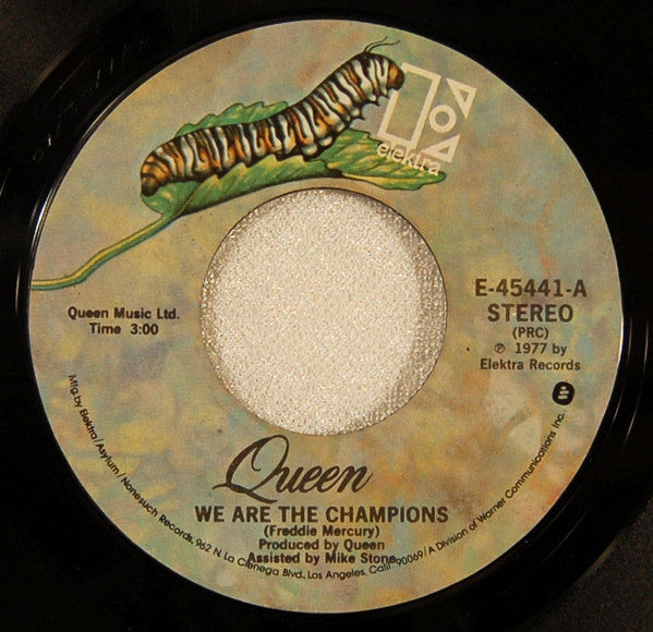 Queen : We Are The Champions / We Will Rock You (7", Single, PRC)