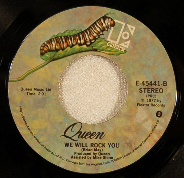 Queen : We Are The Champions / We Will Rock You (7", Single, PRC)