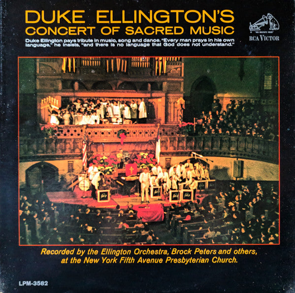 Duke Ellington : Duke Ellington's Concert Of Sacred Music (LP, Album, Mono)