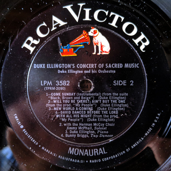 Duke Ellington : Duke Ellington's Concert Of Sacred Music (LP, Album, Mono)