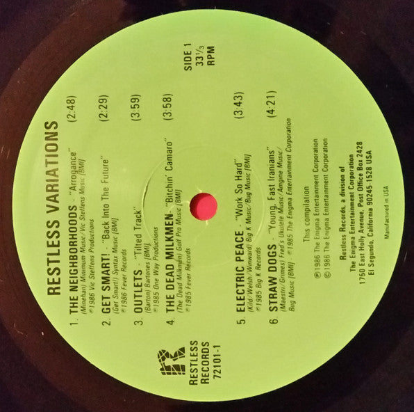 Various : Restless Variations (LP, Comp, Gat)