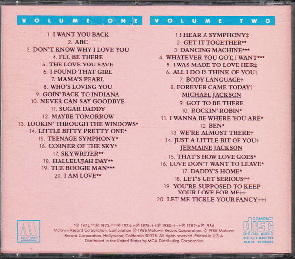 The Jackson 5 : Anthology (2xCD, Comp)