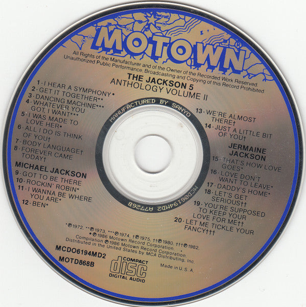The Jackson 5 : Anthology (2xCD, Comp)