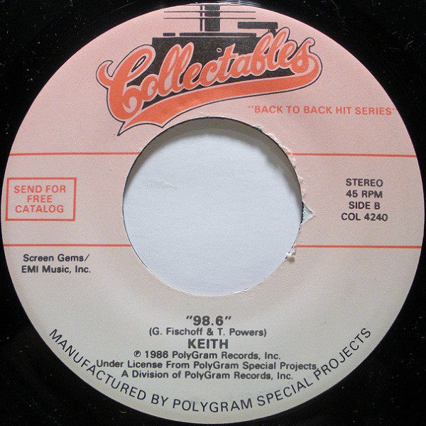 Blues Magoos / Keith (2) : (We Ain't Got) Nothin' Yet / 98.6 (7", Single, Mono)