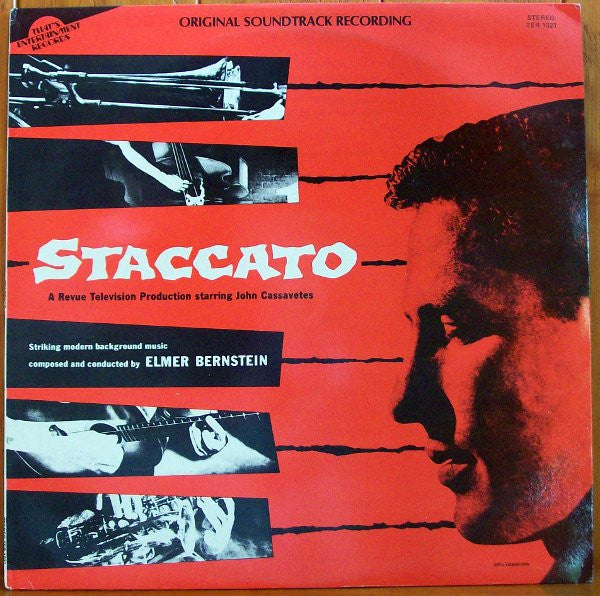 Elmer Bernstein : Staccato (Original Soundtrack Recording) (LP, Album, RE)
