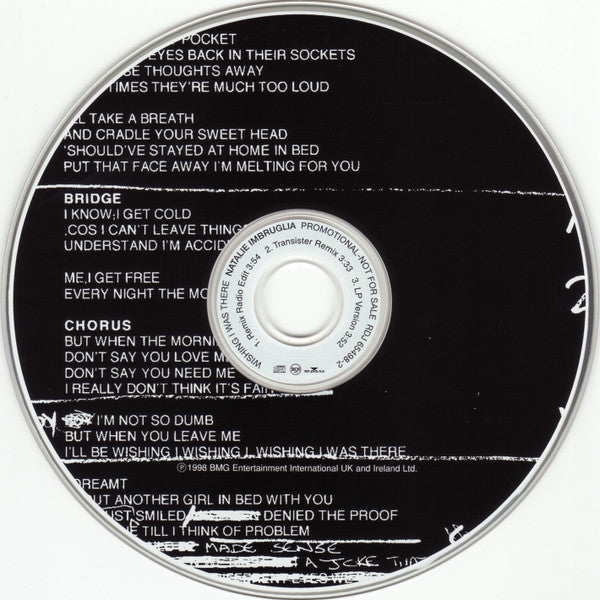 Natalie Imbruglia : Wishing I Was There (CD, Single, Promo)