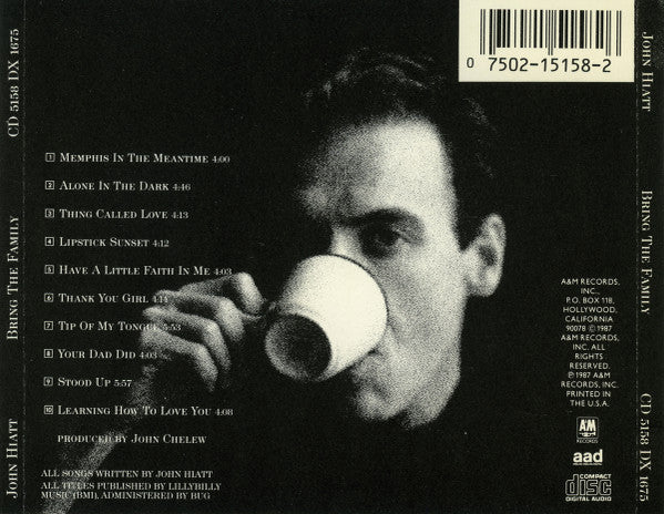 John Hiatt : Bring The Family (CD, Album)
