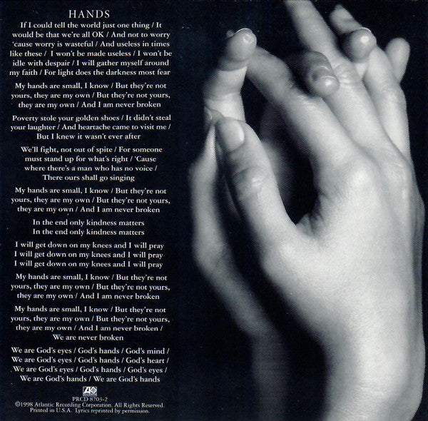 Jewel : Hands (CD, Single, Promo)