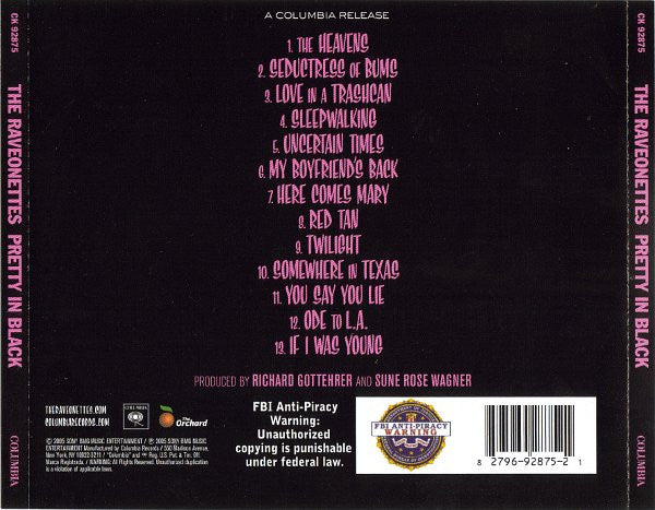 The Raveonettes : Pretty In Black (CD, Album)