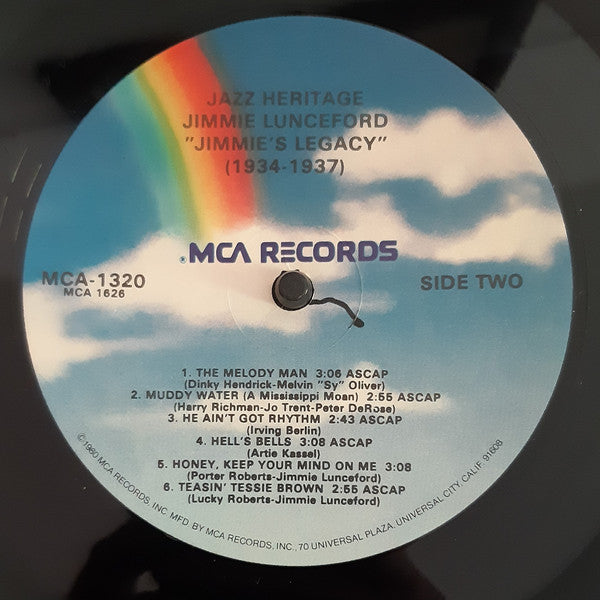 Jimmie Lunceford : Jimmie's Legacy (1934-1937) (LP, Album, Comp)