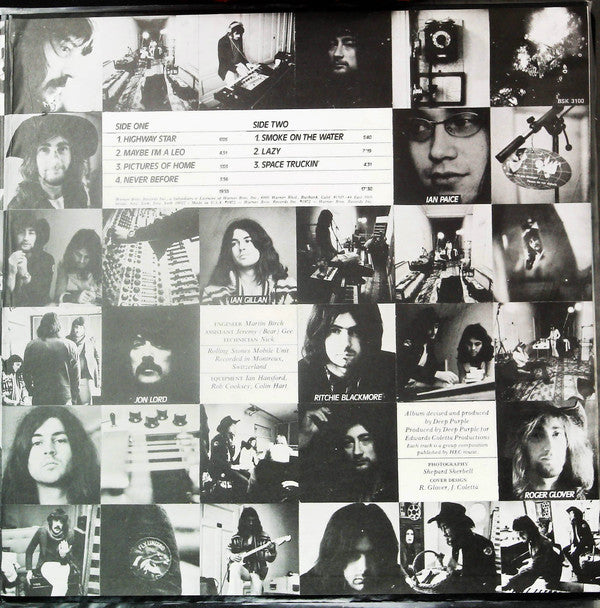Deep Purple : Machine Head (LP, Album, RE, Jac)