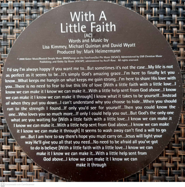 Stacie Orrico : Genuine / With A Little Faith (CD, Single, Promo)