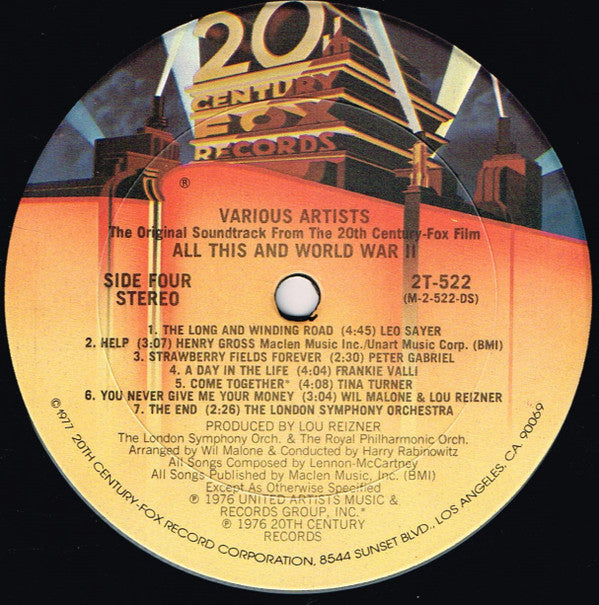 Various : All This And World War II (2xLP, Ltd)
