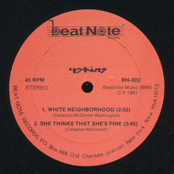 4 Skins (2) : White Neighborhood (12", EP)