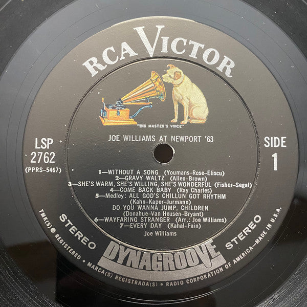 Joe Williams : Joe Williams At Newport '63 (LP, Album)