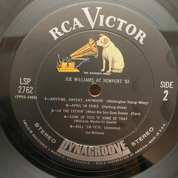 Joe Williams : Joe Williams At Newport '63 (LP, Album)