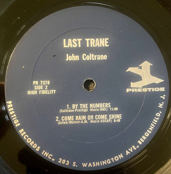 John Coltrane : The Last Trane (LP, Album, Mono)
