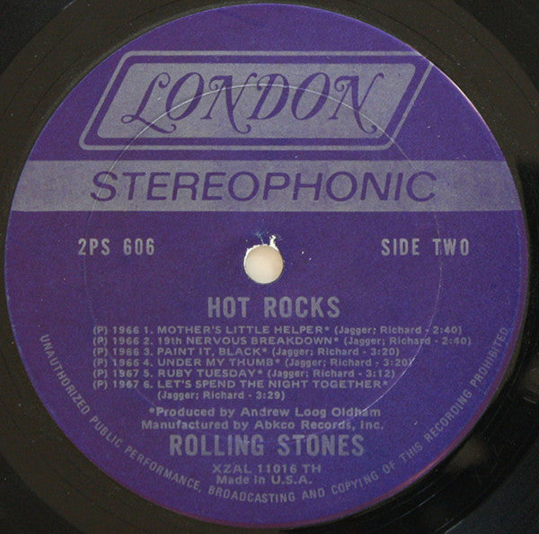 The Rolling Stones : Hot Rocks 1964-1971 (2xLP, Comp, Mono, Ter)