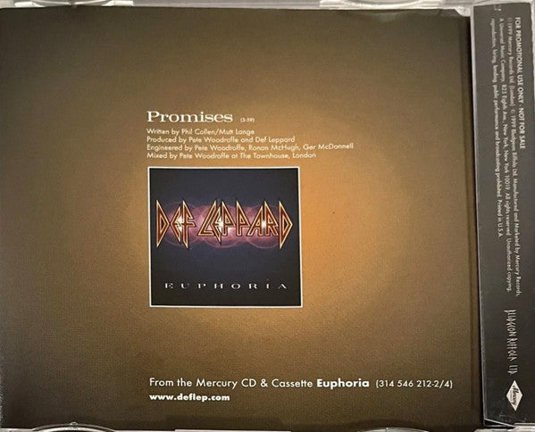 Def Leppard : Promises (CD, Single, Promo)