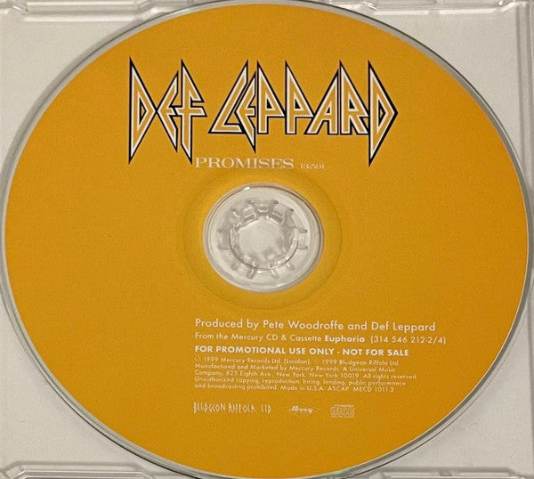 Def Leppard : Promises (CD, Single, Promo)