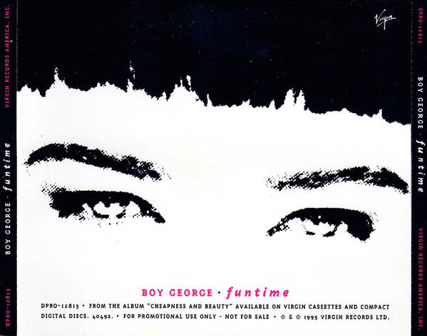 Boy George : Funtime (CD, Single, Promo)