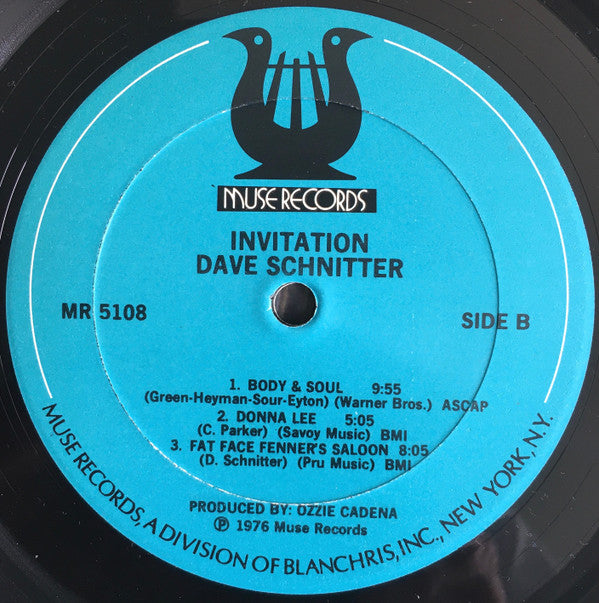 David Schnitter : Invitation (LP, Album)
