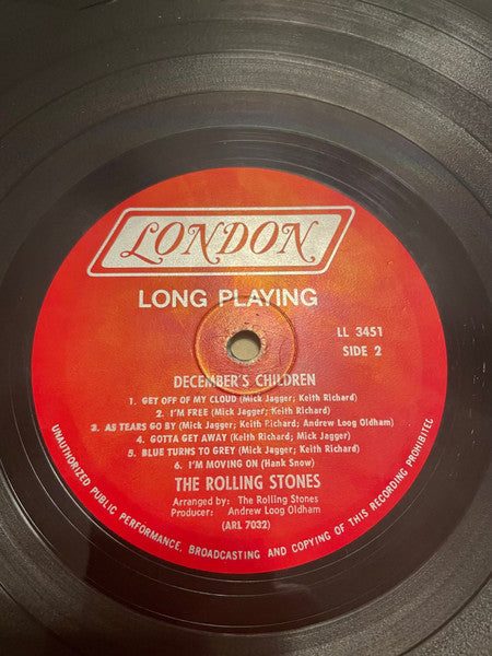 The Rolling Stones : December's Children (And Everybody's) (LP, Mono)