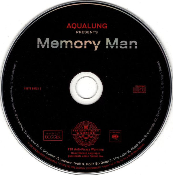 Aqualung : Memory Man (CD, Album)
