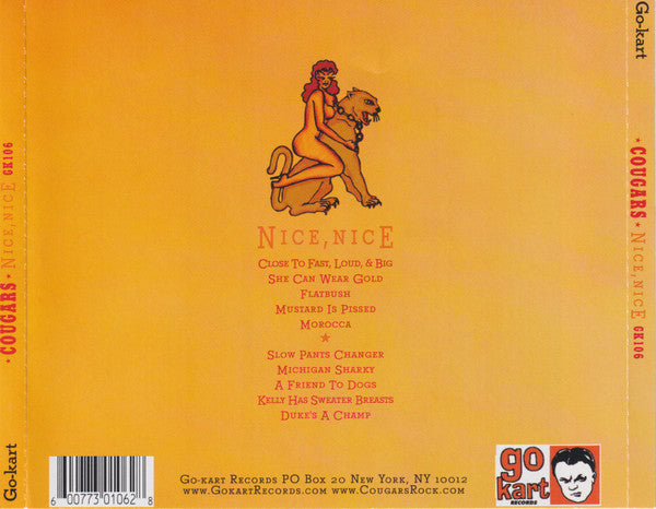 Cougars (2) : Nice, Nice (CD, Album)