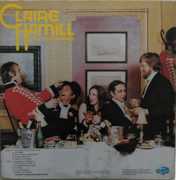Claire Hamill : Stage Door Johnnies (LP, Album, Gat)
