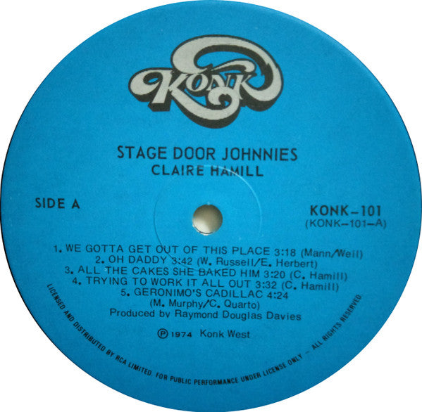Claire Hamill : Stage Door Johnnies (LP, Album, Gat)
