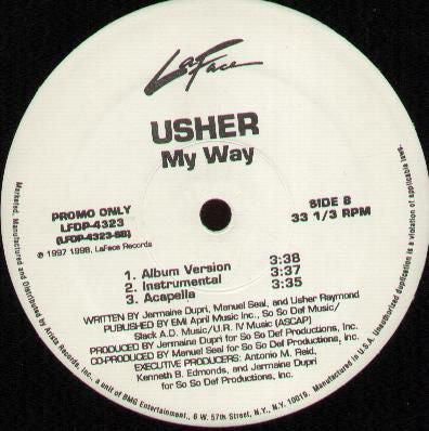 Usher : My Way (12", Promo)