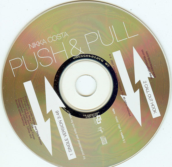 Nikka Costa : Push & Pull (CD, Single, Promo)