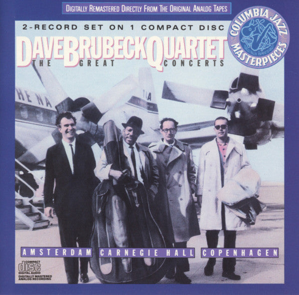 Dave Brubeck Quartet* : The Great Concerts... Amsterdam, Copenhagen, Carnegie Hall (CD, Comp, RM)