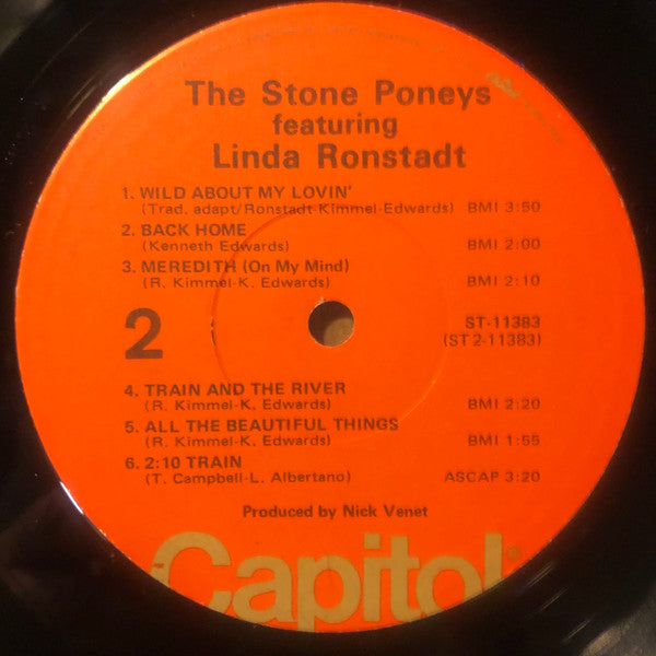 The Stone Poneys Featuring Linda Ronstadt : The Stone Poneys Featuring Linda Ronstadt (LP, Album, RE, Jac)