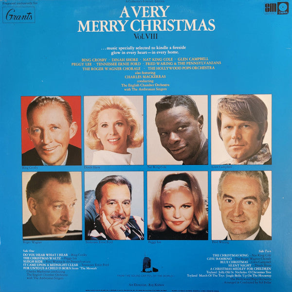 Various : A Very Merry Christmas:  Vol. VIII (LP, Album, Comp)