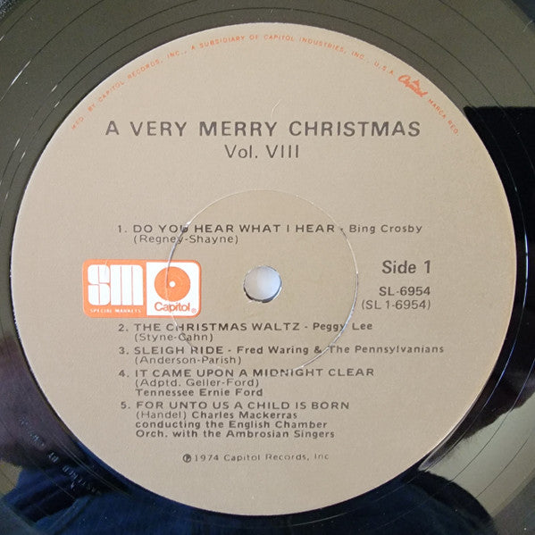 Various : A Very Merry Christmas:  Vol. VIII (LP, Album, Comp)