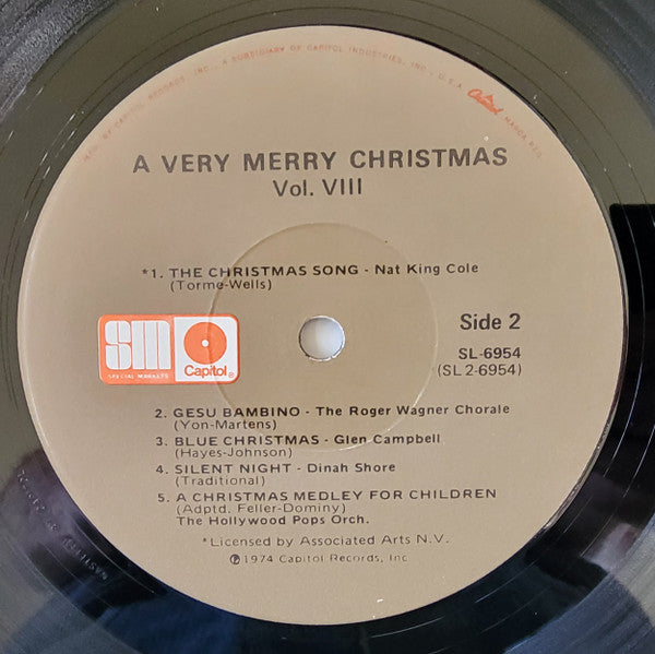 Various : A Very Merry Christmas:  Vol. VIII (LP, Album, Comp)